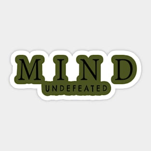 MIND Undefeated Sticker